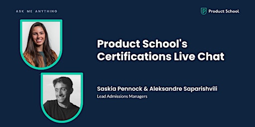 Live Chat with Product School's Lead Admissions Managers  primärbild