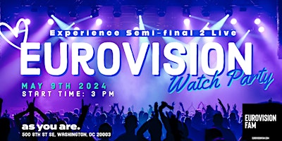 Primaire afbeelding van Eurovision 2024 Semi-final 2 Watch Party