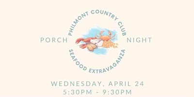 Porch Night Seafood Extravaganza buffet with live Music primary image