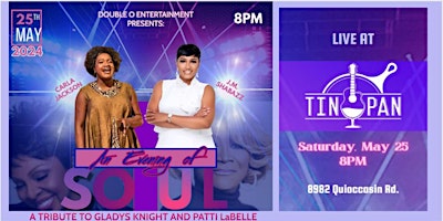 An Evening of Soul - A Tribute to Patti Labelle & Gladys Knight primary image