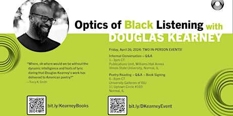 Optics of Black Listening with Douglas Kearney