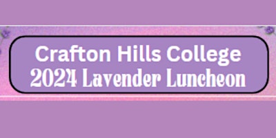 Image principale de CHC 2024 Lavender Luncheon