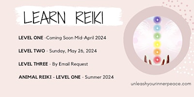 Learn Usui Level 1 Reiki  - April 21 primary image