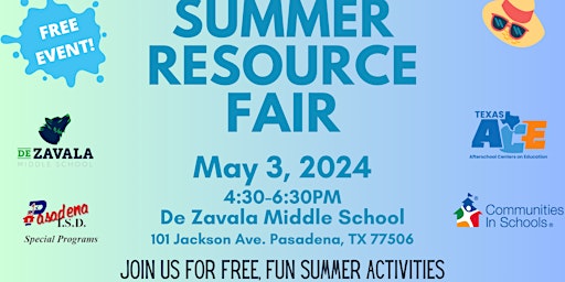 Imagem principal de Summer Resource Fair