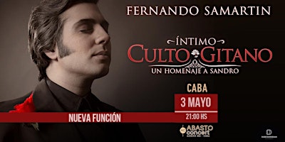 CULTO GITANO homenaje a SANDRO por Fernando Samartin | ABASTO Concert primary image