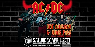 AC/DC Tribute TNT Chicago with Black Sabbath Tribute War Pigs @ Humo Live primary image