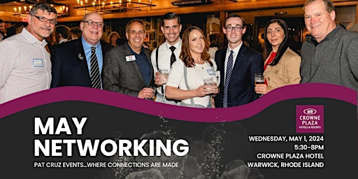 Primaire afbeelding van May Networking at Crowne Plaza, Warwick