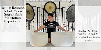 Imagem principal de Rest & Restore: A Sound Bath Meditation Experience (La Habra)