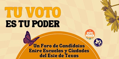 Primaire afbeelding van "Your Vote is Your Power" An East Texas 2024 School-City Candidate Forum