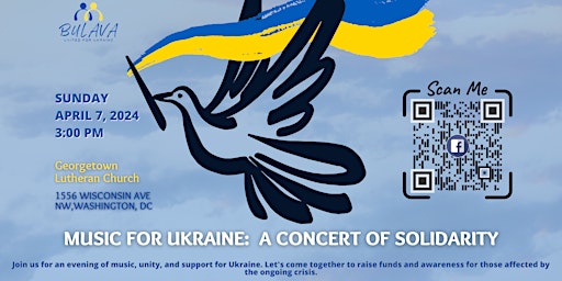 Music for Ukraine: A Concert of Solidarity at Georgetown Lutheran Church! primary image