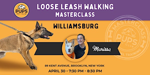 Copy of Loose Leash Walking - WILLIAMSBURG  30 primary image