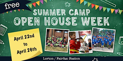 FREE Kids Martial Arts Summer Camp Open House Week! (Lorton/FairfaxStation) primary image