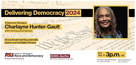 Delivering Democracy 2024 Charlayne Hunter-Gault primary image