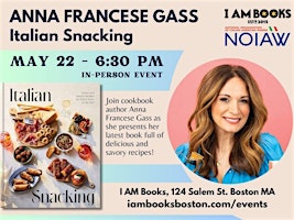 Imagem principal do evento Anna Francese Gass - Italian Snacking