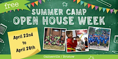 Primaire afbeelding van FREE Kids Martial Arts Summer Camp Open House Week! (Gainesville/Bristow)