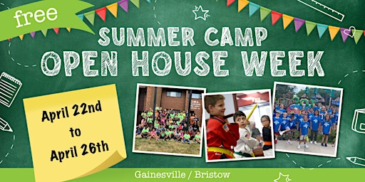 Imagem principal do evento FREE Kids Martial Arts Summer Camp Open House Week! (Gainesville/Bristow)