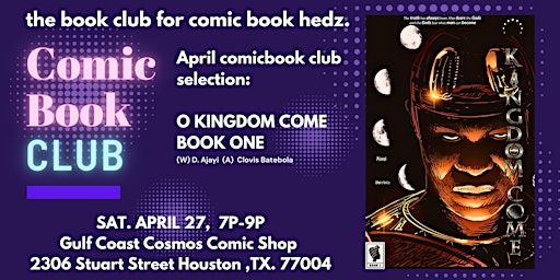 Imagem principal do evento COMIC BOOK CLUB  :        O KINGDOM COME Book One