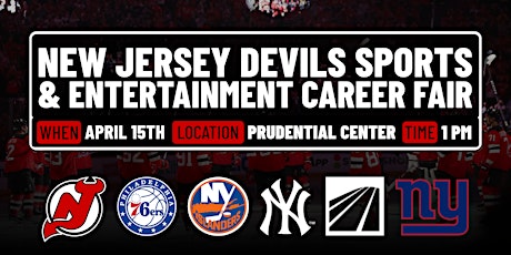 Immagine principale di New Jersey Devils Sports & Entertainment Career Fair 