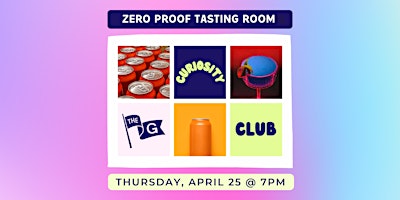 Imagem principal do evento Curiosity Club: Zero Proof Tasting Room