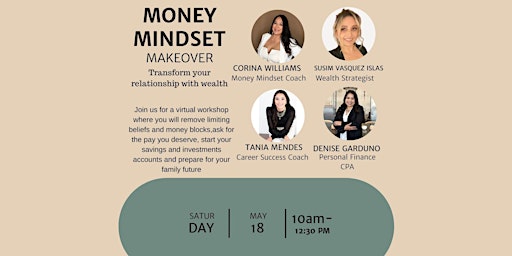 Imagen principal de Money Mindset Makeover - Transform your relationship with wealth