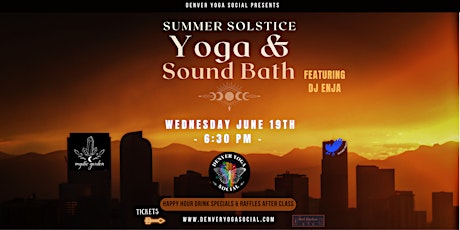 Summer  Solstice -  Sunset Rooftop Yoga & Sound Bath