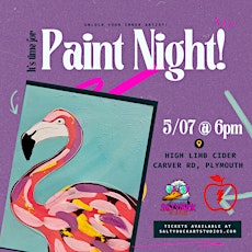 Flamingo Paint Night at High Limb Cider