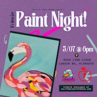 Imagem principal do evento Flamingo Paint Night at High Limb Cider
