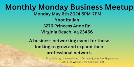 Monthly Monday Business Meetup