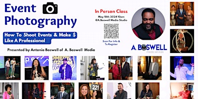 PHOTOGRAPHY- HOW TO SHOOT  CORPORATE & SOCIAL EVENTS LIKE A PRO primary image