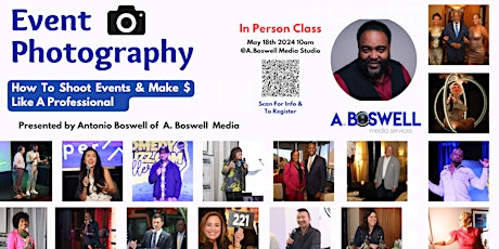 PHOTOGRAPHY- HOW TO SHOOT  CORPORATE & SOCIAL EVENTS LIKE A PRO