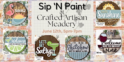 Hauptbild für Crafted Artisan Meadery  Sip & Paint Class