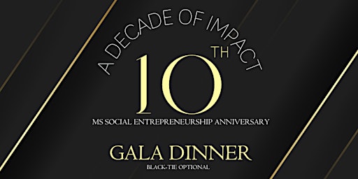 Imagem principal do evento USC MSSE 10 Year Gala Dinner