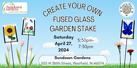 Create Your Own Fused Glass Garden Stake