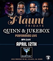 Image principale de QUINN + JUKEBOX at BLUE MARTINI’s FLAUNT FRIDAYS