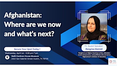 Imagen principal de Afghanistan:  Where are we now and what’s next?