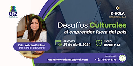 DESAFÍOS CULTURALES AL EMPRENDER FUERA DEL PAÍS