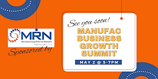 Primaire afbeelding van NJ Manufacturing Business Growth Summit