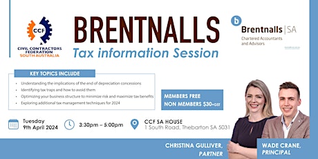 Brentnalls Tax Information Session primary image