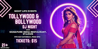 Imagem principal do evento Tollywood & Bollywood Party St louis