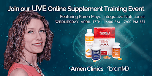 Imagen principal de Amen Clinics & BrainMD Supplement Training