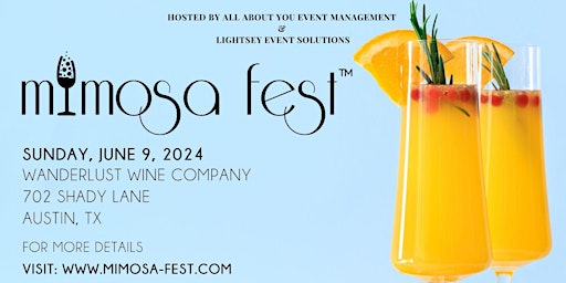 Hauptbild für Mimosa Fest ATX Vendor & Sponsorship Opportunities