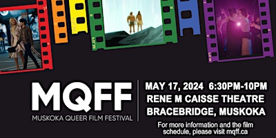 Imagem principal do evento 2024 Muskoka Queer Film Festival Gala Event