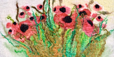 Felted Anzac Poppies Art Workshop primary image
