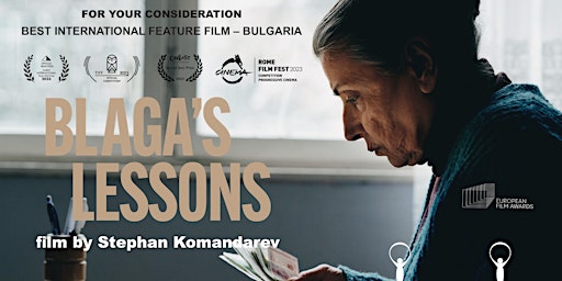 Hauptbild für FILM: "BLAGA'S LESSONS" BY STEPHAN KOMANDAREV