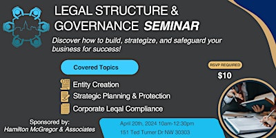 Imagem principal de Legal Structure & Governance Seminar