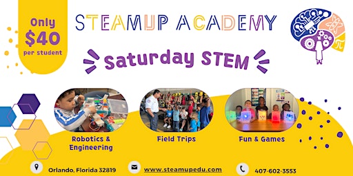 STEAMUP Academy Saturday STEM Program primary image