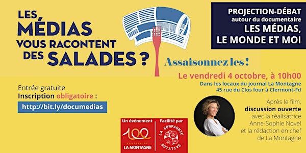 Projection-débat du documentaire Les Médias, Le Monde et Moi