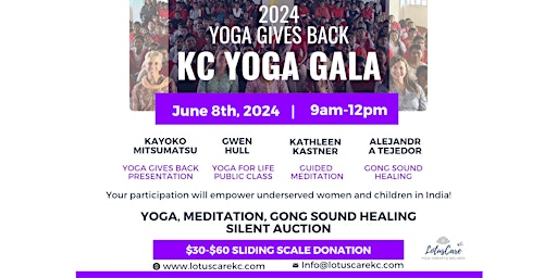 Primaire afbeelding van Yoga Gives Back KC Yoga Gala