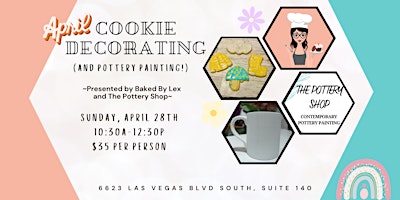 Immagine principale di Cookie Decorating (and Pottery Painting!) 