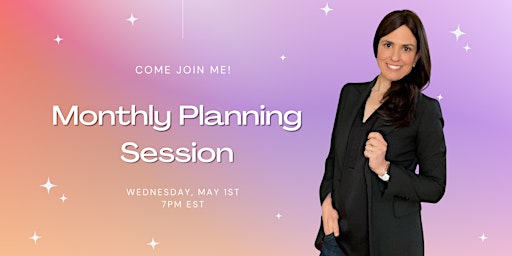 Hauptbild für Monthly Planning Session - May